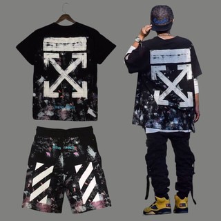 Áo phông Offwhite galaxy tee off white nam nữ quần đùi offwhite