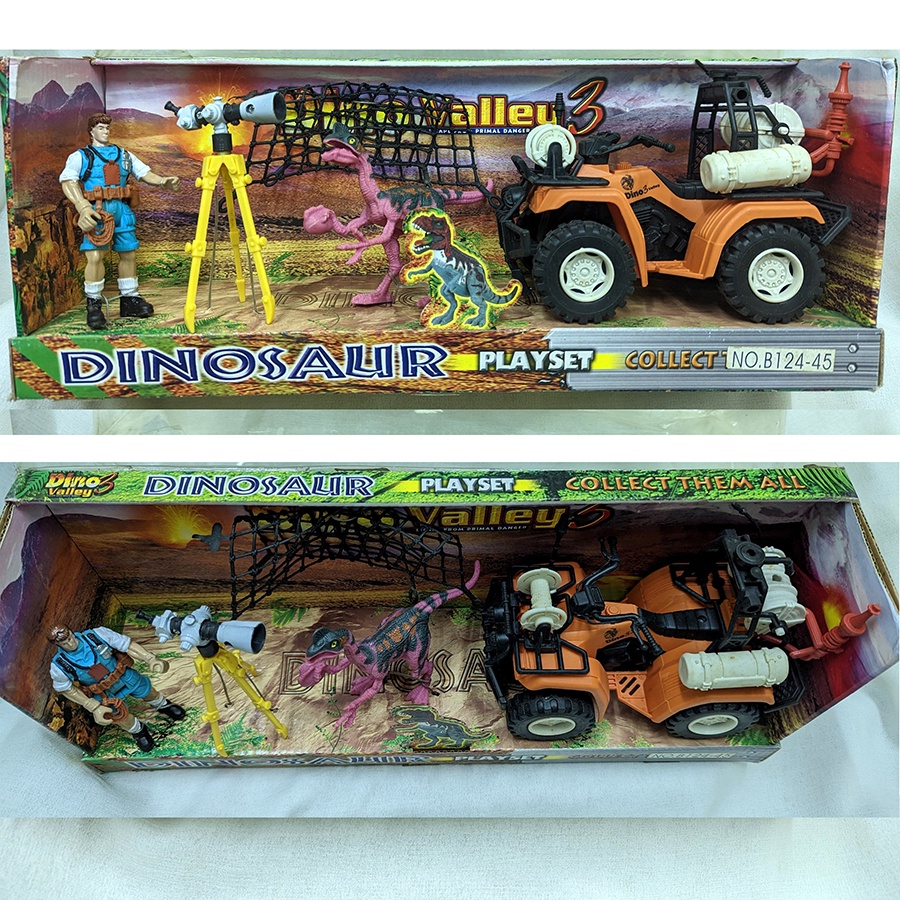 Bộ mô hình phim công viên khủng long, hộp 40x15.5x10cm. B142-45