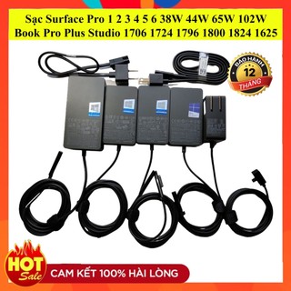 Sạc surface pro 1 2 3 4 5 6 13w 38w 44w 65w 102w book rt pro plus studio go 1706 1724 1796 1800 1824 1625 1514 1901