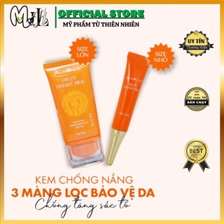 Kem chống nắng 3 màng lọc bảo vệ da Almonds Spf 50++ Dr.Uv Smart Silk