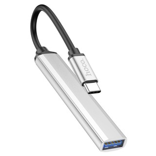 Hub chia cổng USB Hoco HB26 Type-C ra 1 cổng USB 3.0 + 3 cổng USB 2.0