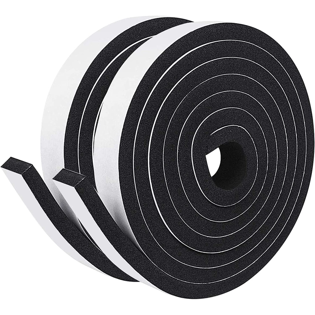 Miếng Mút Dán Khe Cửa Đa Năng Cách Âm, Chắn Gió, Bụi Bẩn Cao Cấp 1.5cmx2m