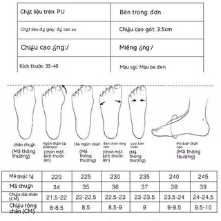 [S & C] Bốt Thời Trang Size 35-42