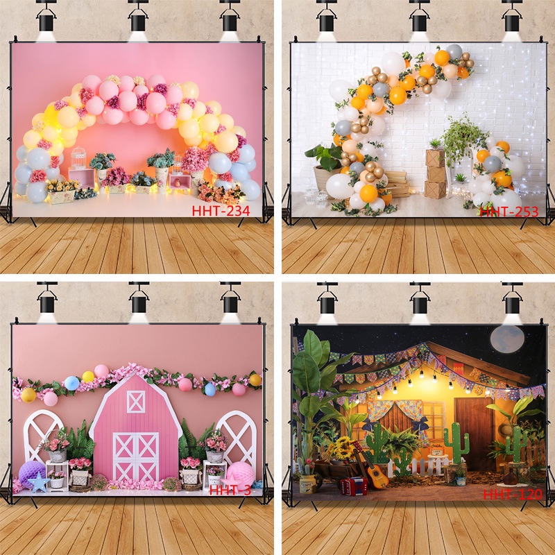 Bong Bóng Vải 210x150cm Trang Trí Phông Nền Tiệc Sinh Nhật Cho Bé