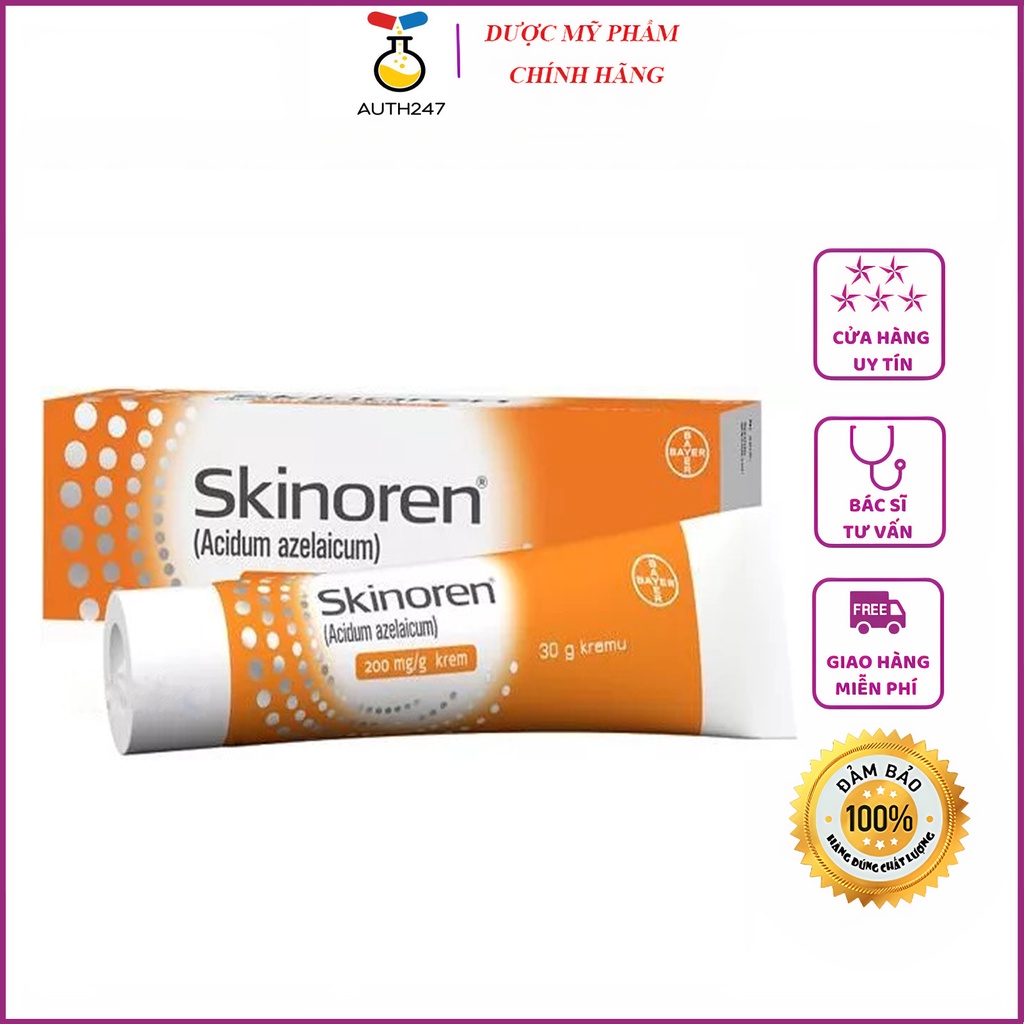 Kem Skinoren 200mg/g, Kem mụn SKINOREN 20% Acid azelaic BaLan