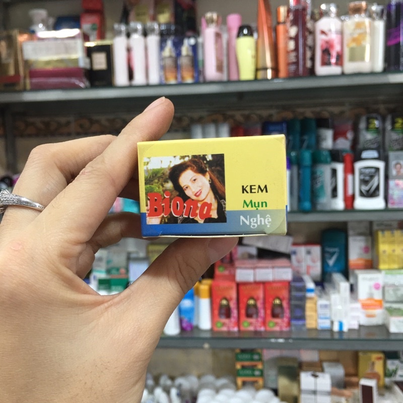 Kem Mụn Nghệ Biona💥Hộp 3g💥Cam kết chính hãng