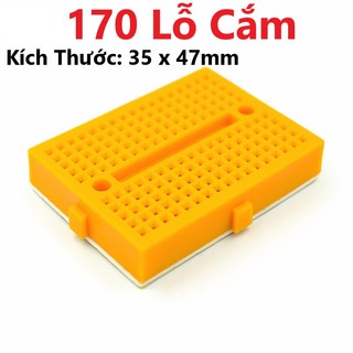 Breadboard MB-102 830 Lỗ 165x55x10mm (Board test, cắm linh kiện, bo test, bảng mạch thử nghiệm )