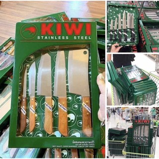 Bộ dao kiwi thái lan cán gỗ /nhựa kiwi 5 món - set dao kiwi thái lan