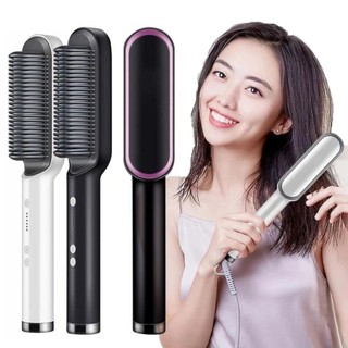 Lược điện chải tóc tạo kiểu - uốn duỗi ép tóc đa năng