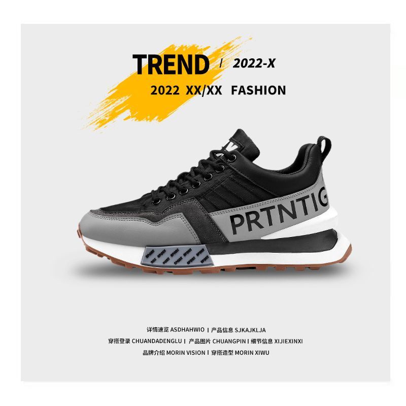 Giày Thể Thao Đế Dày Phong Cách Hàn Quốc Thời Trang Thu Đông Mới 2022 Cho Nam