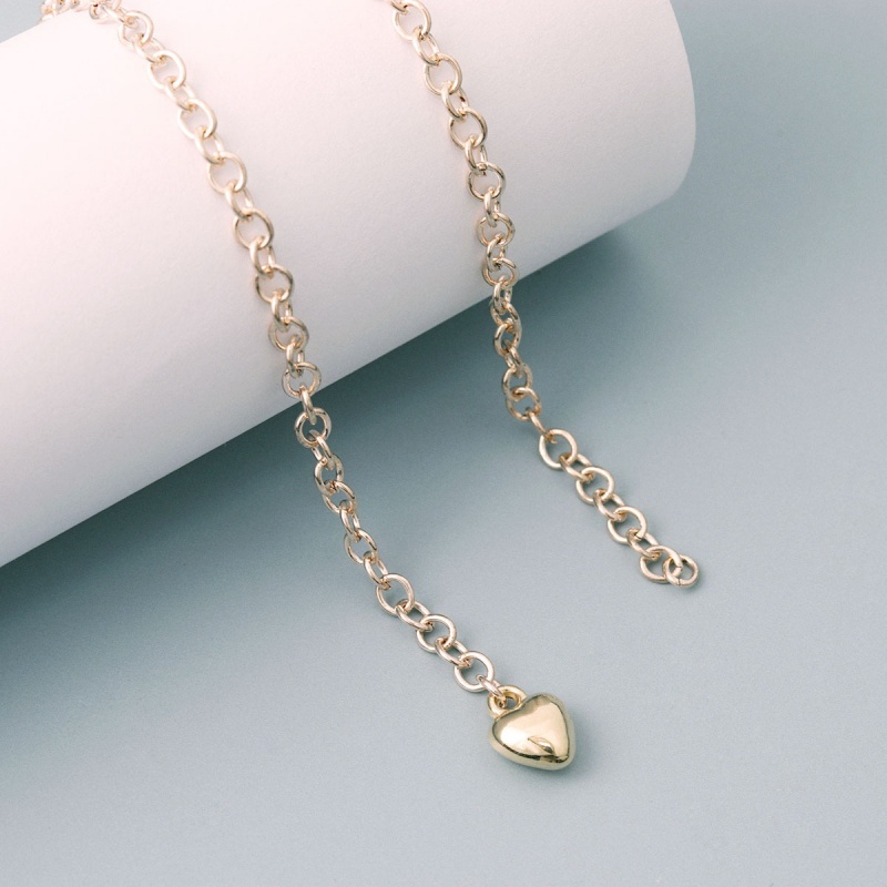 Hạt Charm Hình Trái Tim Bằng Acrylic Màu Sắc KC Gold / Rhodium Dùng Làm Trang Sức Diy