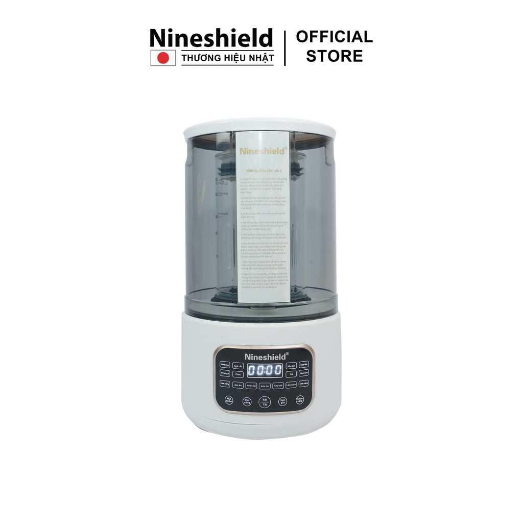 Máy làm sữa hạt NINESHIELD KB506 đa năng với 15 chức năng nấu thông minh - Hàng chính hãng