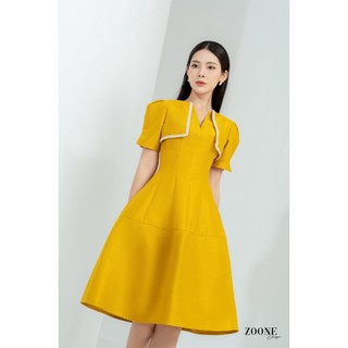 Váy Tafta tre phối dây trang trí