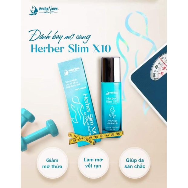 KEM TAN MỠ HERBER SLIM X10 QUYÊN LARA