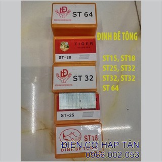 Đinh bê tông st15, st18, st25, st32 , st38, st45, st50, st64