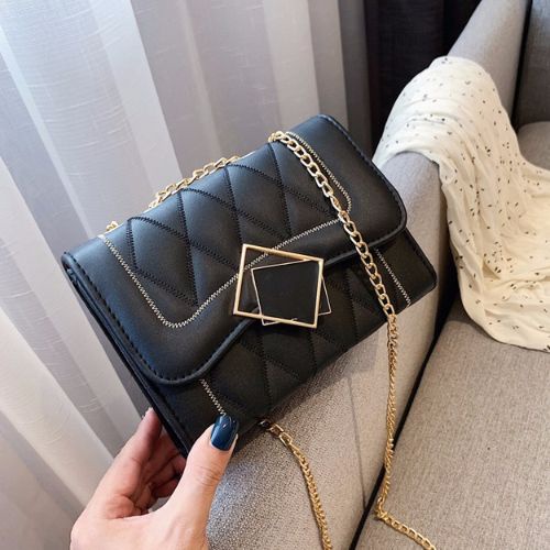 Túi xách đeo chéo khóa gương_ Túi thời trang phong cách hàn quốc