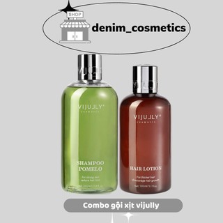 Bộ gội xịt Vijully dầu gội và xịt tinh dầu bưởi giảm rụng tóc, kích thích mọc tóc - HÀNG CHÍNH HÃNG