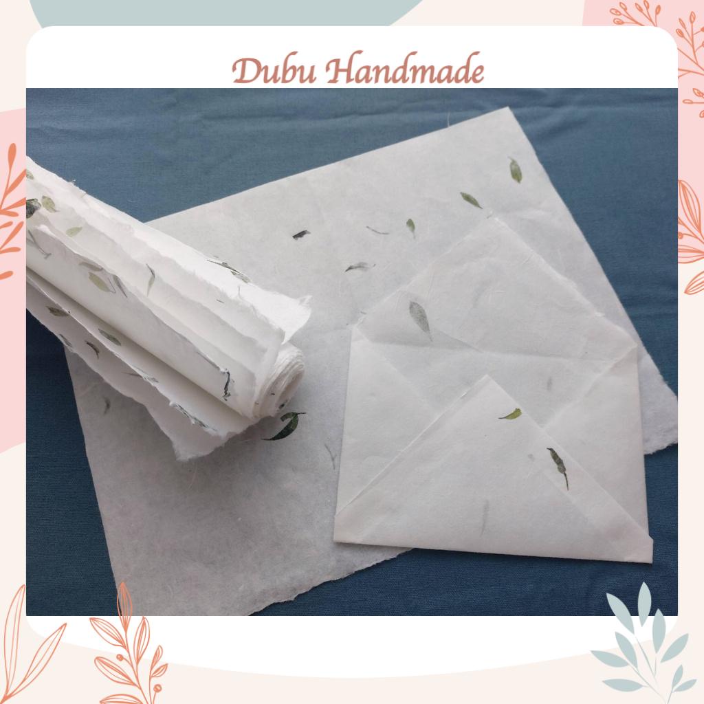 Giấy xuyến hoa lá gói quà, làm handmade DIY kích thước 69x138cm