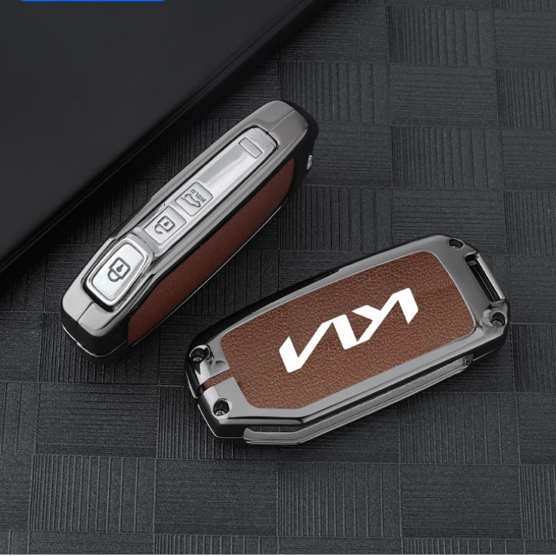 Vỏ Bọc Chìa Khóa 3 Nút 4 Nút Bằng Kim Loại Cho KIA K3 K5 CERATO SORENTO