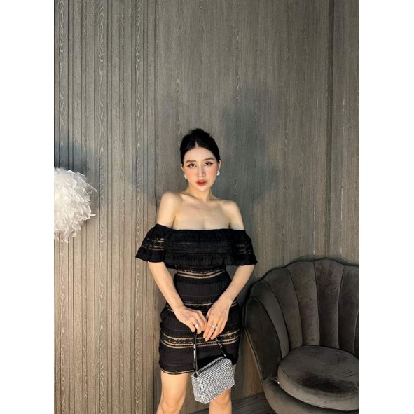 💢💢Váy body trễ vai ren hot hitt💥💥