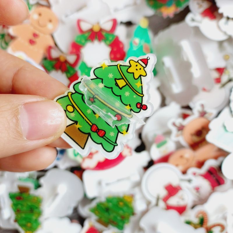 Pin cài balo noel, huy hiệu gài cặp giáng sinh bán sỉ