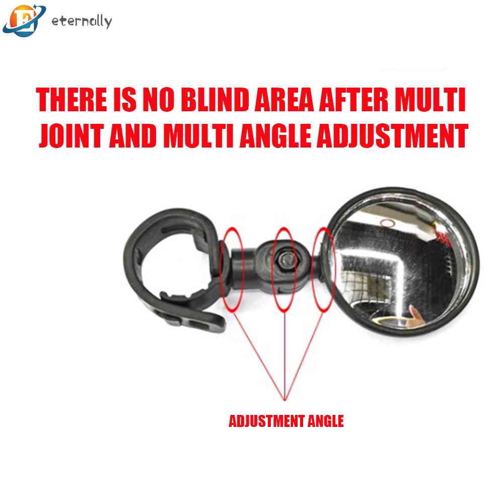 Gương Chiếu Hậu Lồi 5cm Gắn Tay Lái Xe Đạp Leo Núi