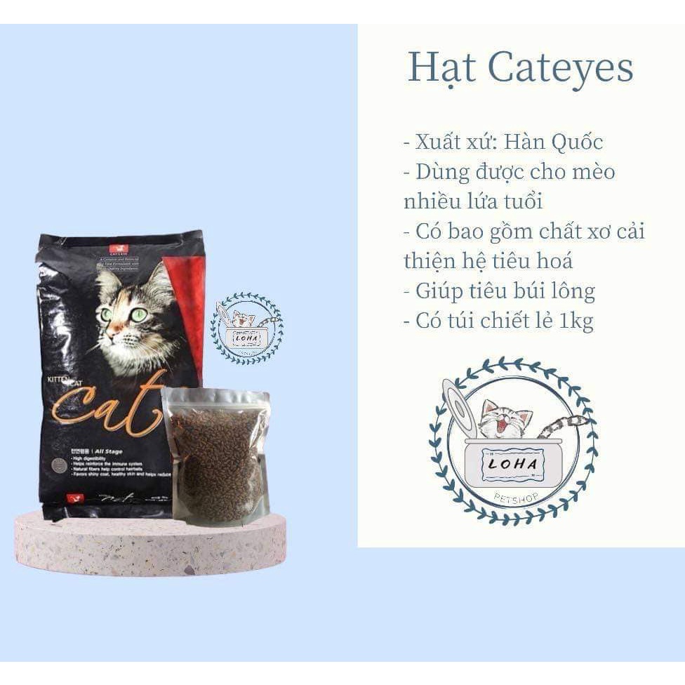 - Thức ăn hạt cho mèo hạt Cat's Eye 1kg - Hạt cat eye chính hãng -