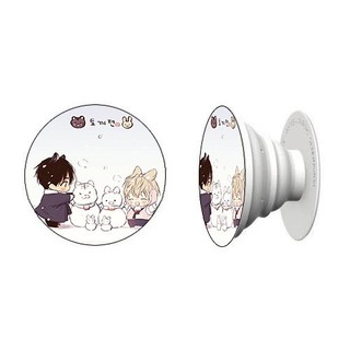 Giá đỡ điện thoại in hình no love zone không chốn yêu đương ver chibi đi chơi bl anime manhwa chibi tiện lợi xinh xắn