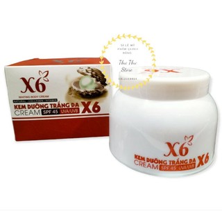 Kem body x6 dưỡng trắng da toàn thân
