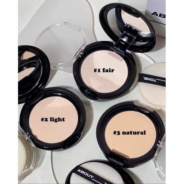 Phấn Phủ Nén Siêu Mịn, Kiềm Dầu, Che Phủ Tốt Nâng Tone Eglips About Tone Powder Pact 9g