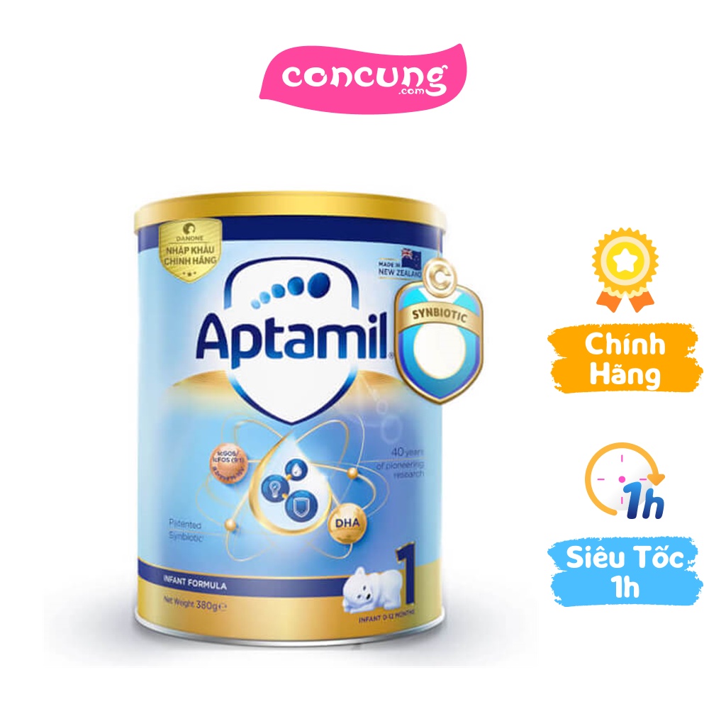Sữa Aptamil số 1 cho bé từ 0-12 tháng tuổi 380g