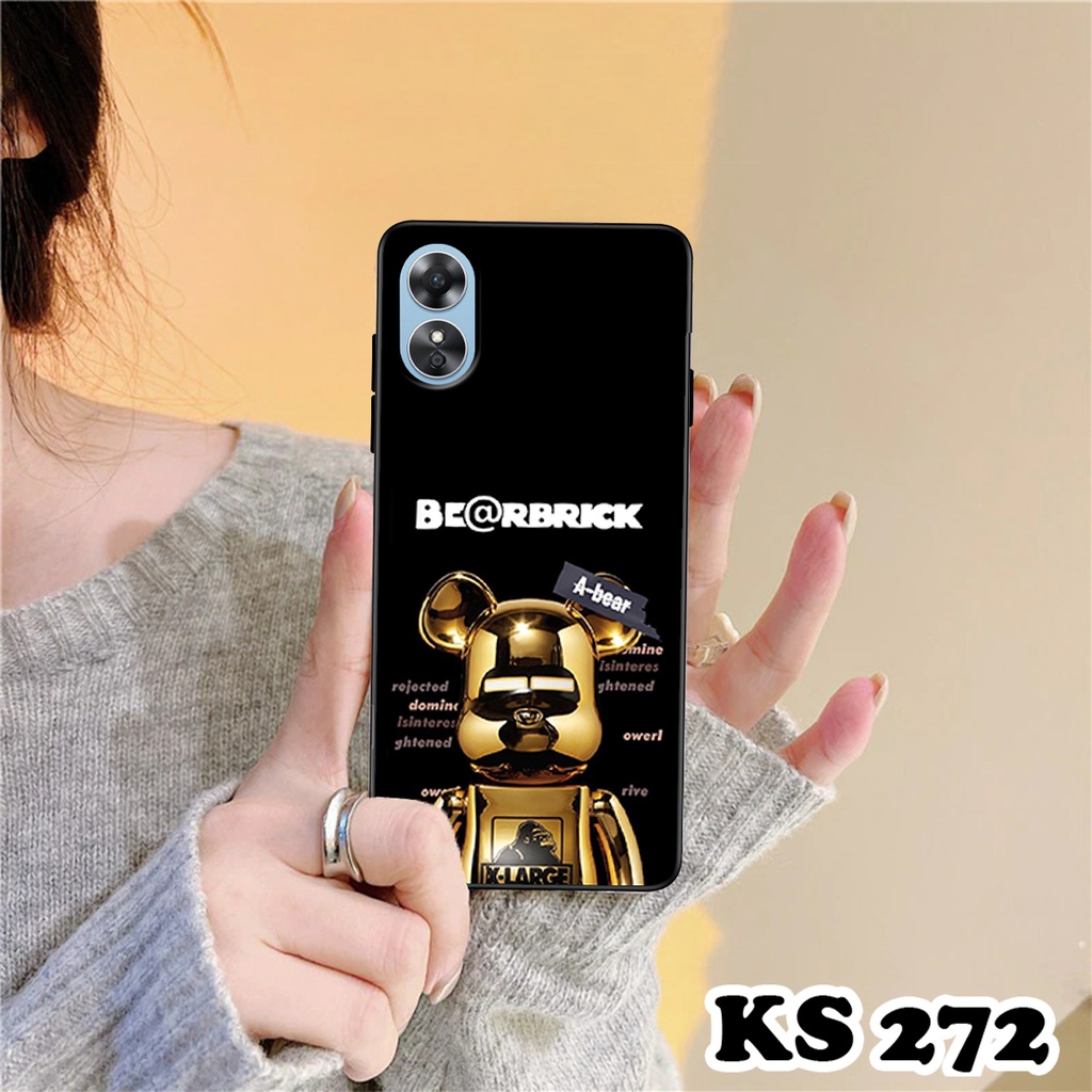 Ốp lưng Oppo A17 - A17k in hình Gấu B.Ŗİ.ÇK - Chất liệu TPU cao cấp