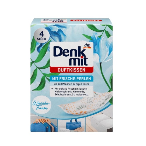 TÚI THƠM ĐỂ TỦ QUẦN ÁO DENKMIT DUFTKISSEN - HỘP 4 TÚI