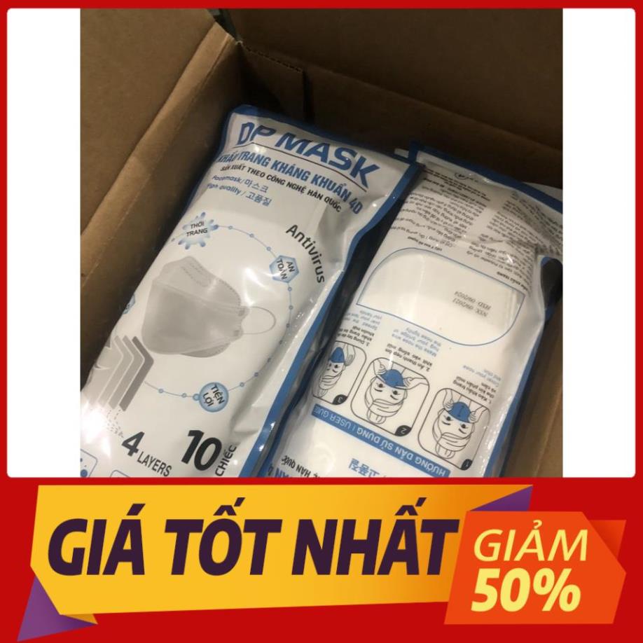 Freeship - Khẩu Trang 4D, khẩu trang kf94  DP Mask- hàng cao cấp