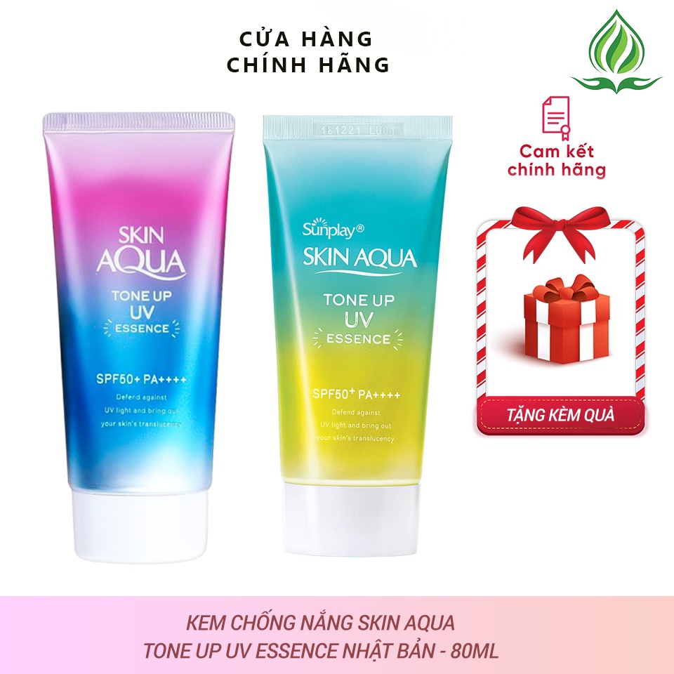 Kem Chống Nắng Skin Aqua Tone Up Essence Rohto Nhật Bản