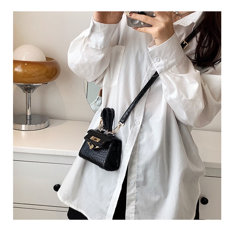 Túi xách hm size 20 da rắn đeo chéo mini dễ thương, túi xách đẹp VG652