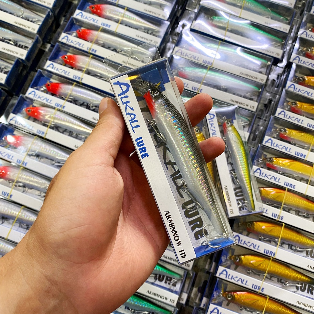 Mồi lure Alkall Minnow 115