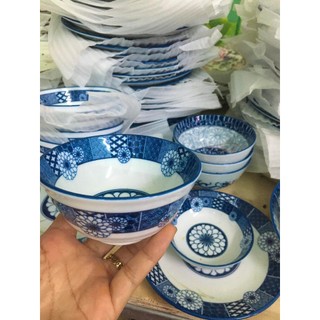 Bát cơm -đĩa gia vị - bát chấm bộ bát t tràng -gốm sứ cao cấp