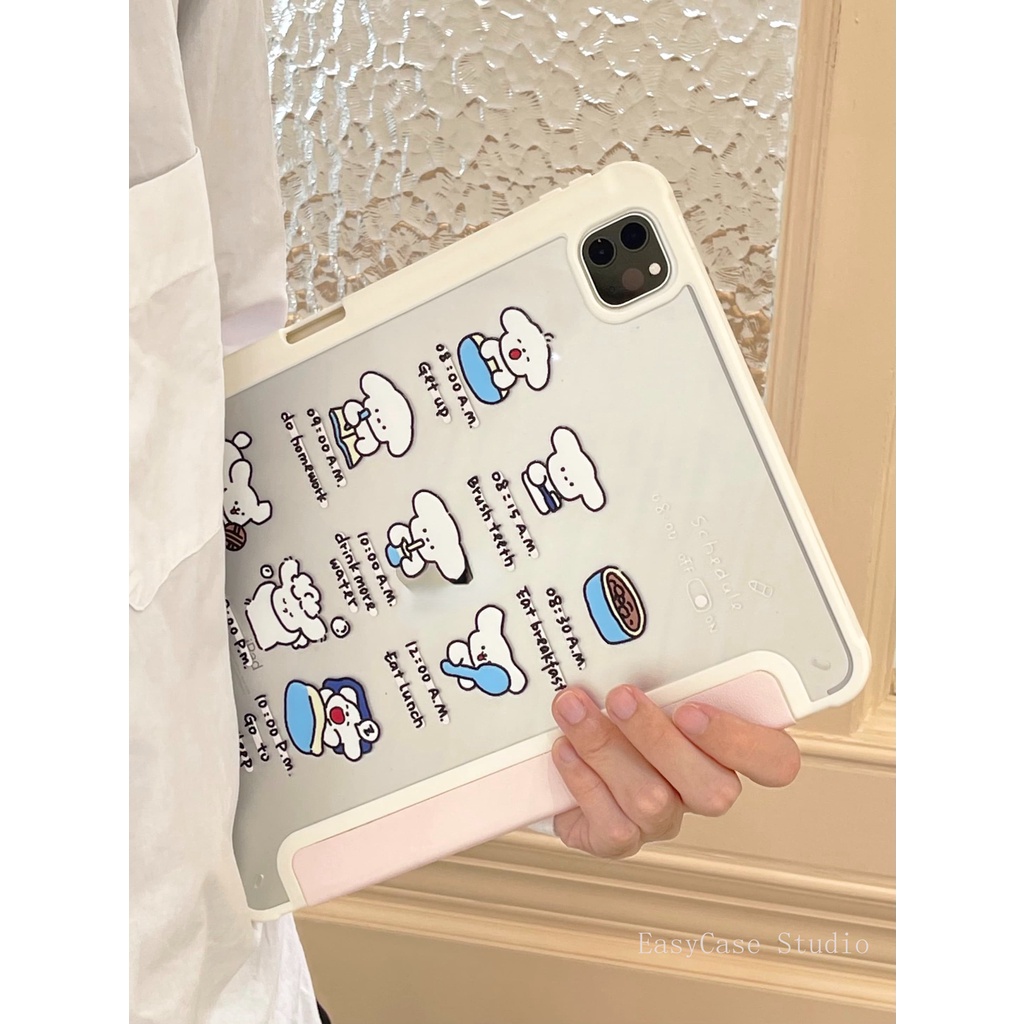 Bao Da Máy Tính Bảng Silicon Nắp Gập Ba Khúc Cho iPad 2019 10.2 air 4 10.9 9.7-inch Pro 11 18 8th 17 Ốp