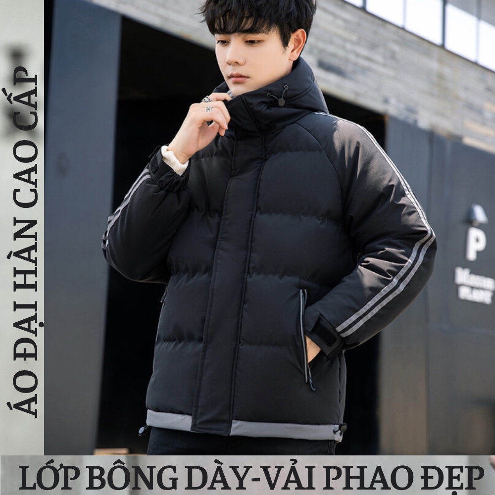 Áo Khoác Phao Nam CAO CẤP Có Mũ SIÊU ĐẸP APMACY2 Áo Khoác Mùa Đông Nam phong cách Hàn Quốc TRẺ TRUNG - NĂNG ĐỘNG