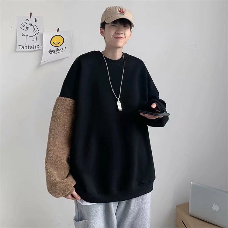 Áo Sweater Dáng Rộng Họa Tiết Hoạt Hình Phong Cách Harajuku Thời Trang Mùa Đông Cho Nam [M-2XL]