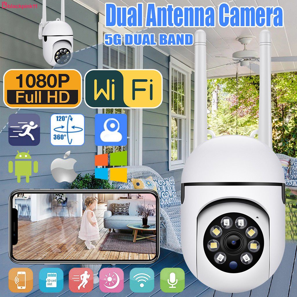 1080P Không Dây Ip Camera An Ninh Tại Nhà Với Tự Động Theo Dõi Hồng Ngoại Nhìn Đêm Camera Quan Sát Blackpink11