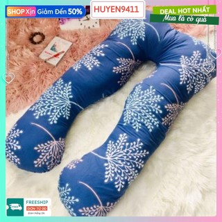 [sale 12.12]Vỏ Gối Ôm Bà Bầu Hình Chữ U-mẫu bông tuyết
