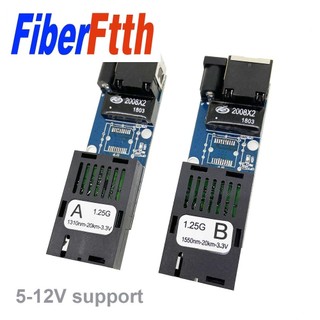 Bộ chuyển đổi phương tiện Mini 1G1E gigabit sợi quang ethernet switch1 cổng fiber1 rj45 cho camera IP PCBA