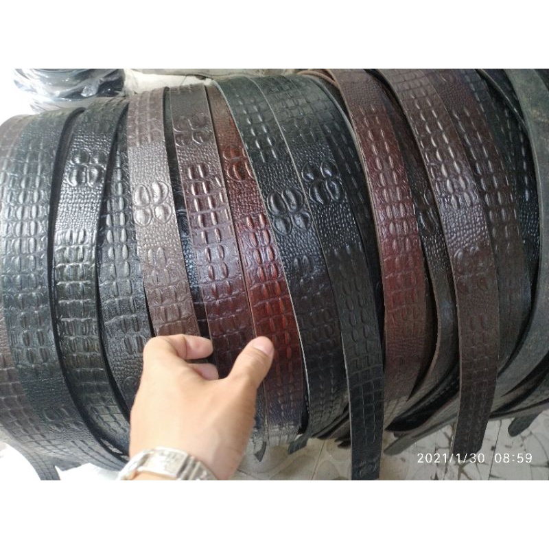 Dây Da Bò Cắt Nguyên Tấm  Dây Không Mặt