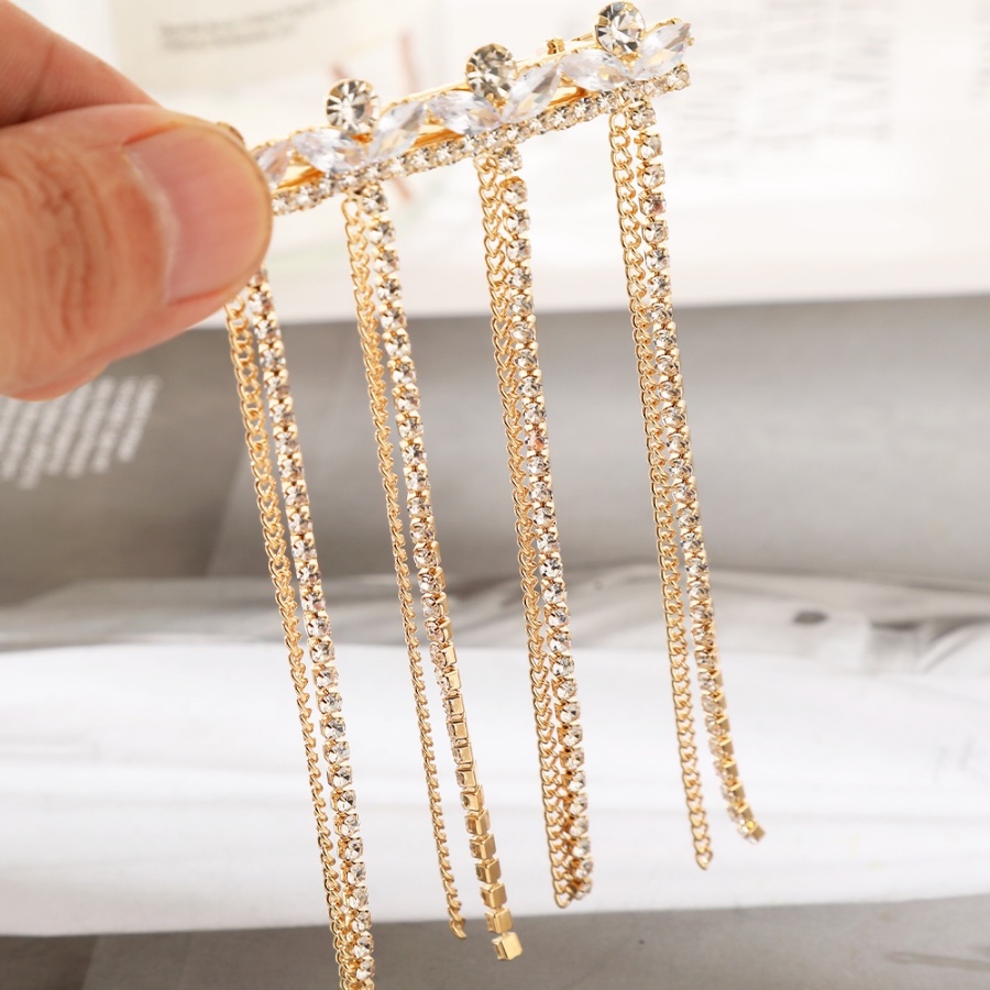 Kẹp Tóc Kim Loại Đính Ngọc Trai Nhân Tạo Thời Trang