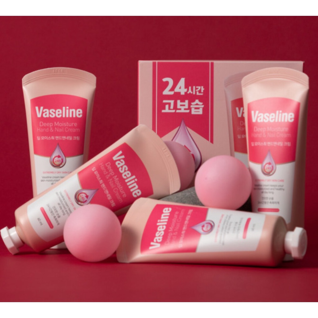 Kem Dưỡng Da Tay, Móng Tay Vaseline Deep Moisture Hand & Nail Cream 60ml