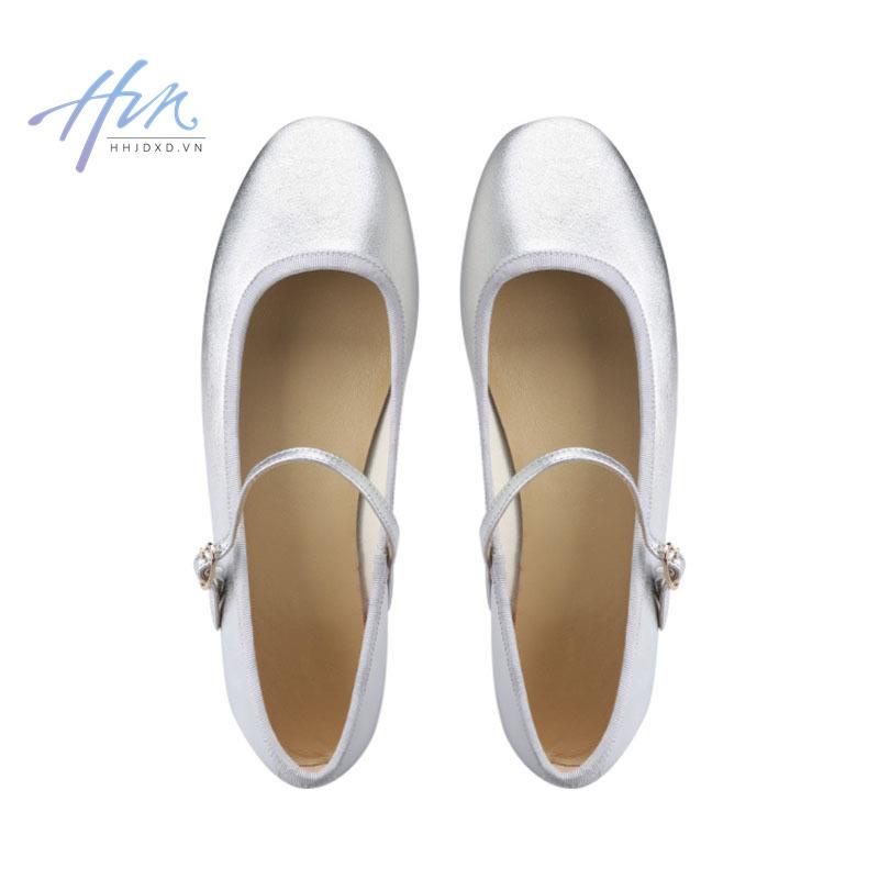 Giày Búp Bê Đế Bằng Thiết Kế Mới Thời Trang Mùa Xuân Thu 2022 Theo Phong Cách Pháp