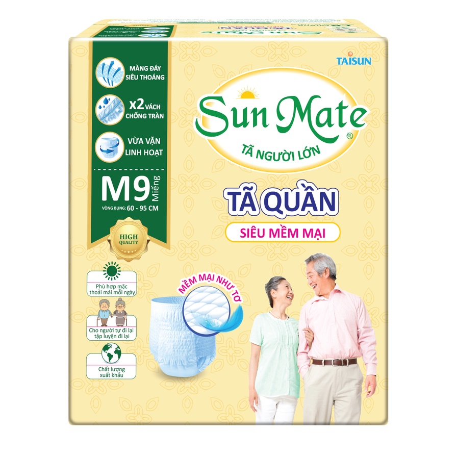 Combo 3 gói Tã quần người lớn SunMate M09-L08