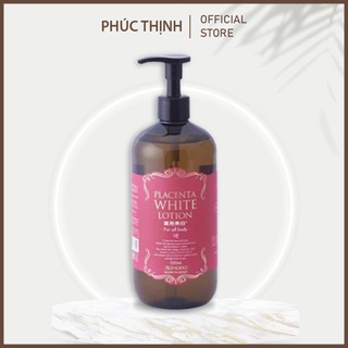 Lotion dưỡng trắng da mặt và cơ thể placenta white lotion for all body 500ml
